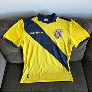 Marathon Authentic Ecuador National Team Copa America 2024 Jersey Men’s Sz Large